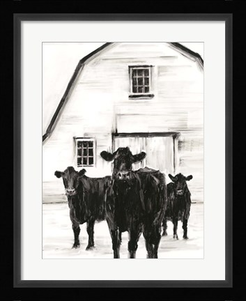 Framed Standing Around II Print