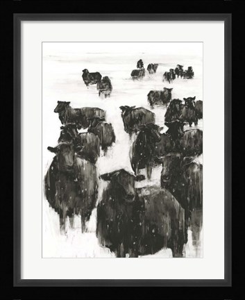 Framed Winter Coat I Print