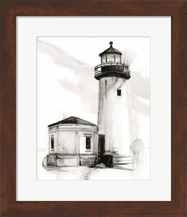 Framed Lighthouse Study II Print