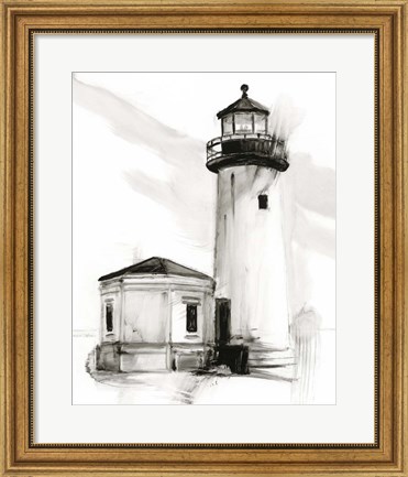 Framed Lighthouse Study II Print