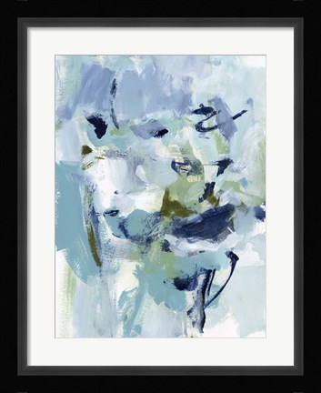 Framed Azure Abstract II Print