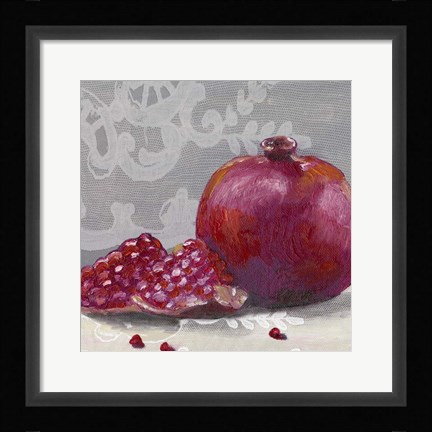 Framed Laura's Harvest VI Print