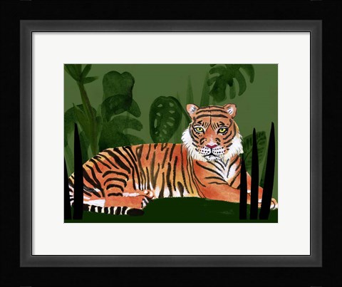Framed Tiger Tiger I Print