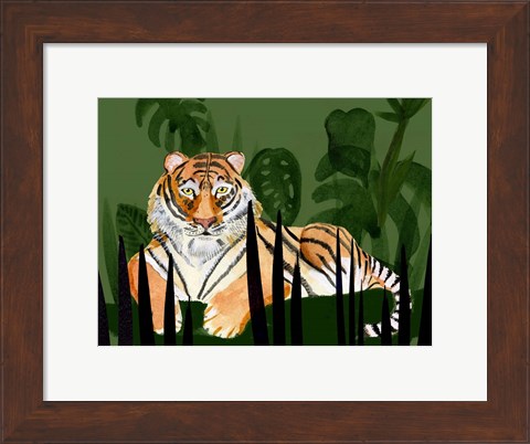 Framed Tiger Tiger II Print