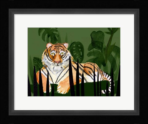 Framed Tiger Tiger II Print