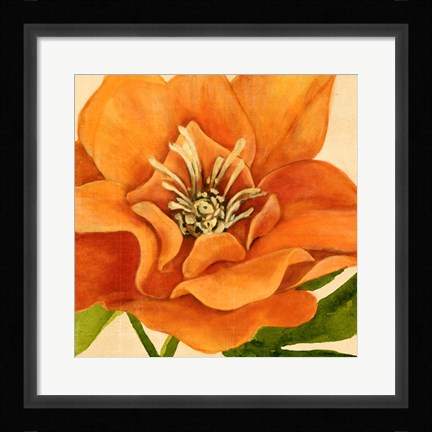 Framed Copper Petals II Print