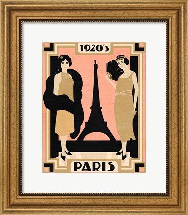 Framed 1920&#39;s Paris I Print