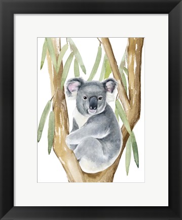 Framed Woodland Koala I Print