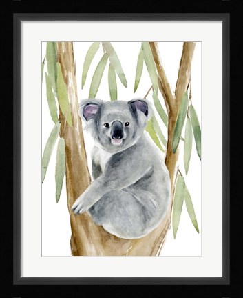 Framed Woodland Koala II Print