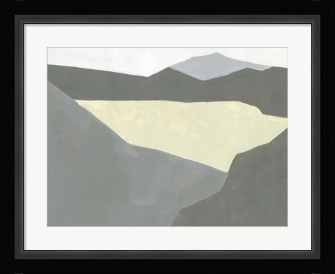 Framed Landscape Composition IV Print