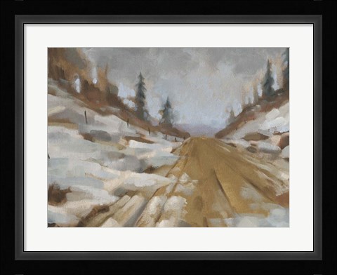 Framed Snowscape I Print