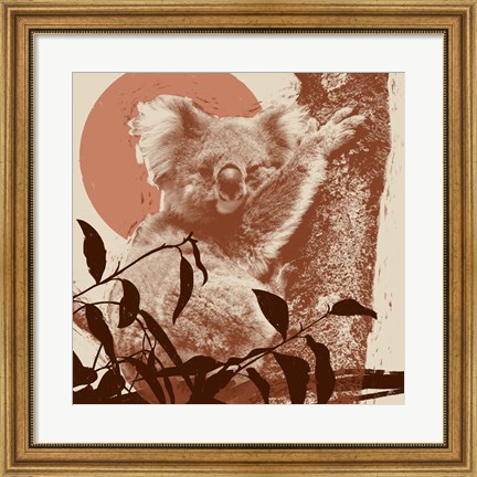 Framed Pop Art Koala I Print
