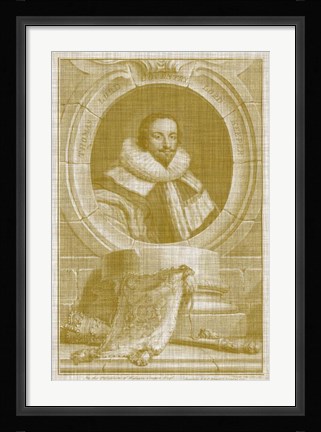 Framed Houbraken Pop IV Print