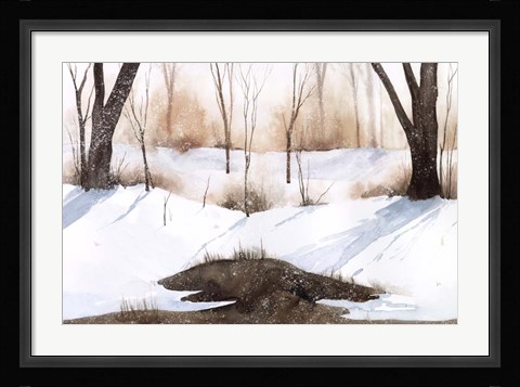Framed Snowland III Print