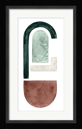 Framed Strata Shift I Print