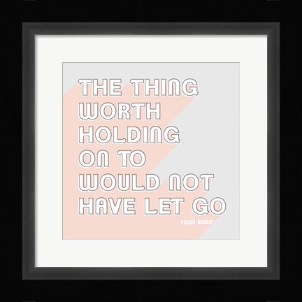 Framed Be Kind II Print