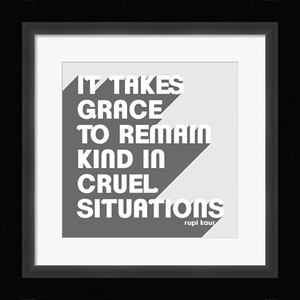 Framed Let Go I Print