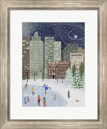 Framed Christmas in the City II Print