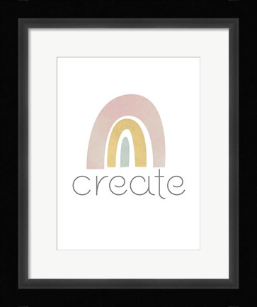 Framed Rainbow Play II Print