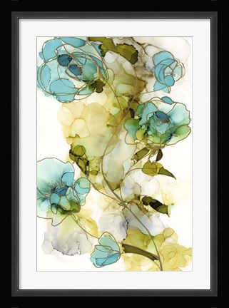 Framed Flower Facets I Print