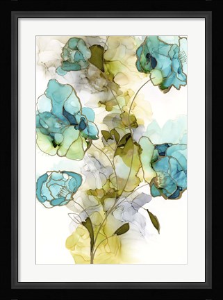 Framed Flower Facets II Print