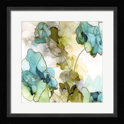 Framed Flower Facets IV Print