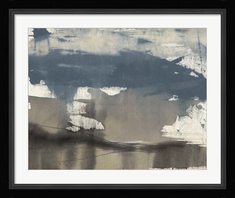 Framed Kinetic Coastline I Print