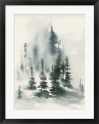 Framed Misty Winter I Print