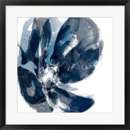 Framed Blue Exclusion II Print