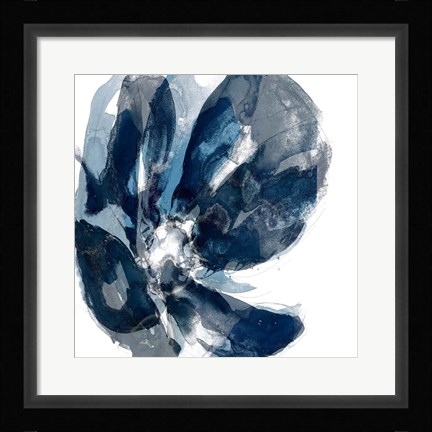 Framed Blue Exclusion II Print