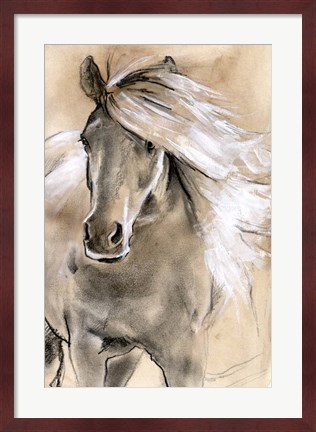 Framed Sketched Horse I Print