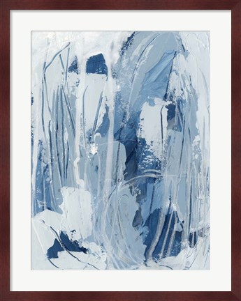 Framed Blue Falls I Print