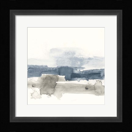 Framed Shoreline Blues II Print