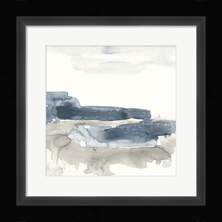 Framed Shoreline Blues III Print