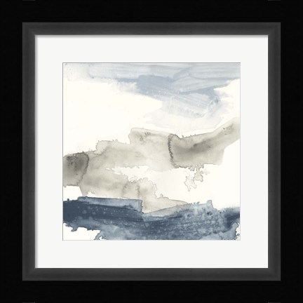 Framed Shoreline Blues V Print