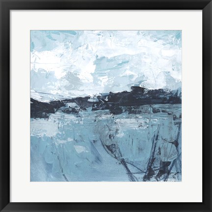 Framed Blue Coast Abstract I Print