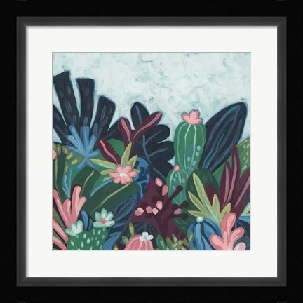 Framed Tropic Vista II Print