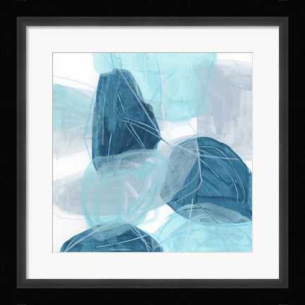 Framed Blue Trance IV Print