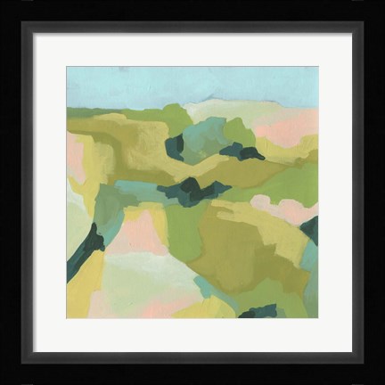 Framed Valley Facets I Print