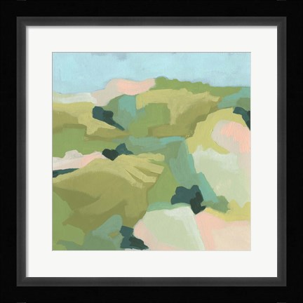 Framed Valley Facets II Print