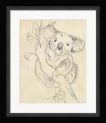 Framed Outback Sketch II Print