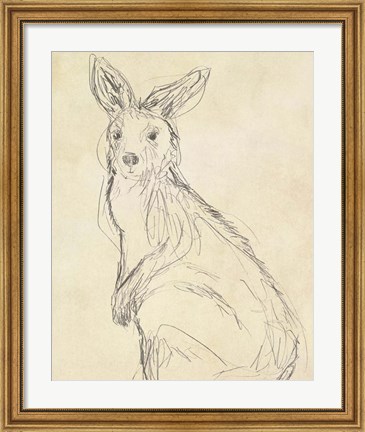 Framed Outback Sketch IV Print