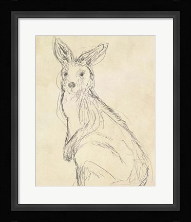 Framed Outback Sketch IV Print