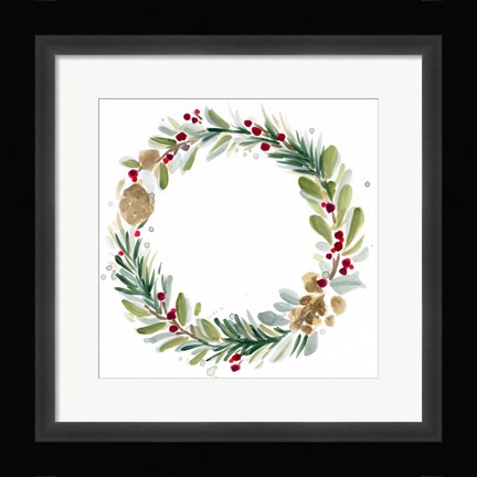 Framed Warm Winter Wishes II Print