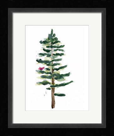 Framed Warm Winter Wishes VIII Print