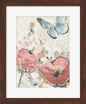 Framed Meadow Spring II Print