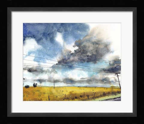 Framed September Sky Studies III Print