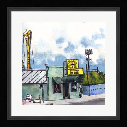 Framed Urban Study IV Print