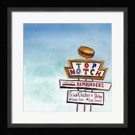 Framed Urban Study V Print