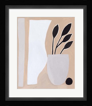 Framed Pale Abstraction II Print